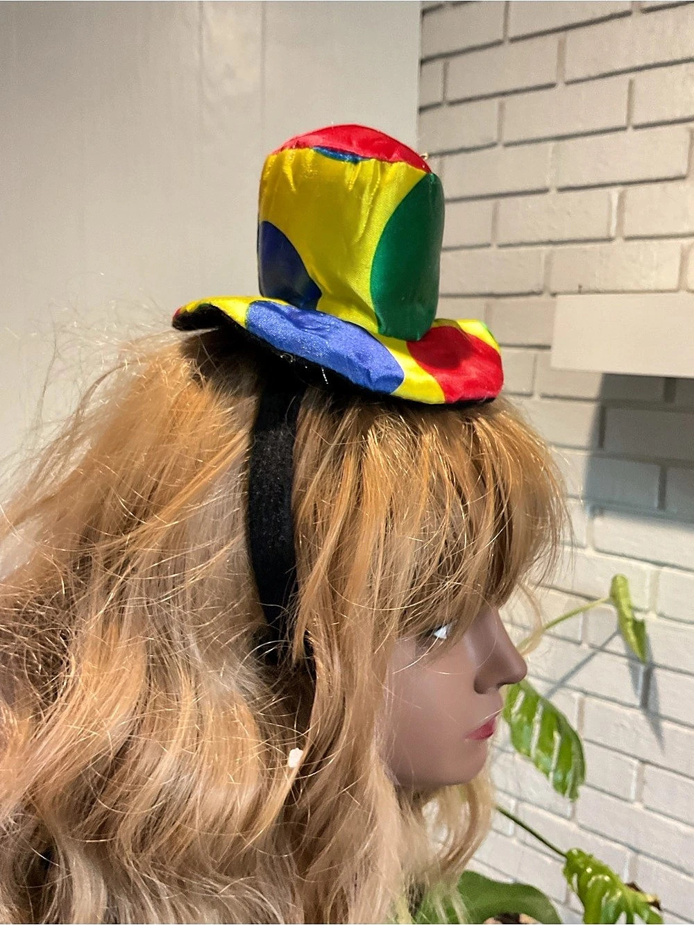 Multicolor Color Block Party Hat - Picture 2 of 3